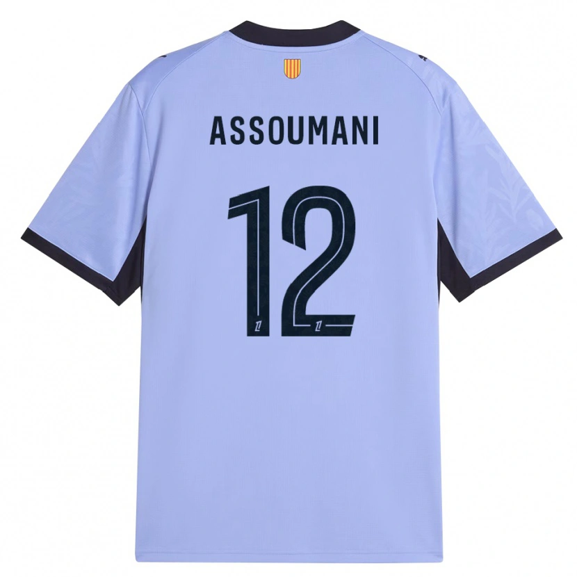 Danxen Kinder Saïfi Assoumani #12 Lavendelschwarz Ausweichtrikot Trikot 2026/27 T-Shirt Schweiz