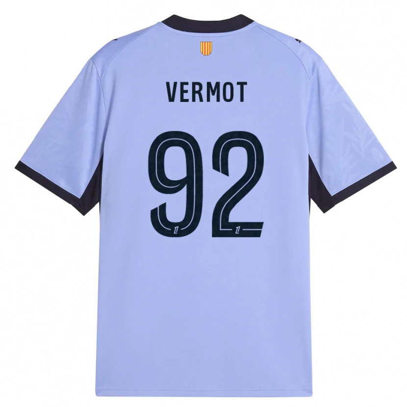 Danxen Kinder Théo Vermot #92 Lavendelschwarz Ausweichtrikot Trikot 2026/27 T-Shirt Schweiz