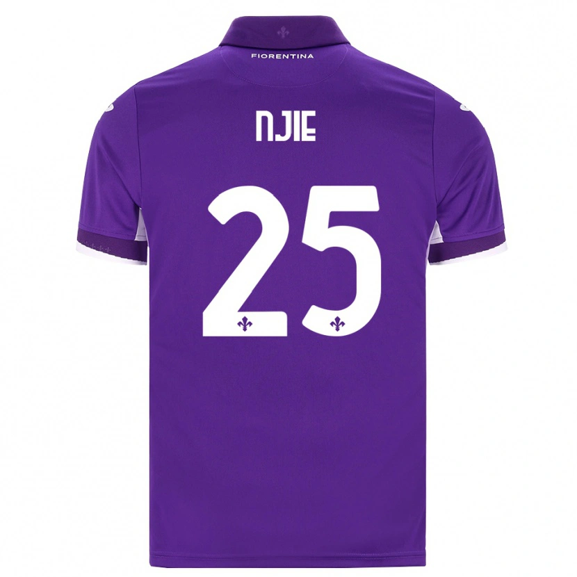 Danxen Kinder Alieu Njie #25 Lila Weiß Pink Heimtrikot Trikot 2026/27 T-Shirt Schweiz