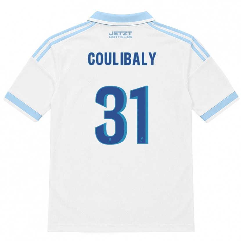 Danxen Kinder Karim Coulibaly #31 Hellblau Weiß Rot Auswärtstrikot Trikot 2026/27 T-Shirt Schweiz