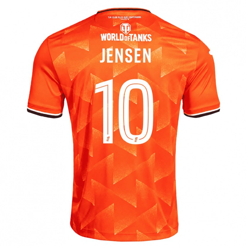 Danxen Herren Isak Jensen #10 Orange Weiß Schwarz Heimtrikot Trikot 2026/27 T-Shirt Schweiz