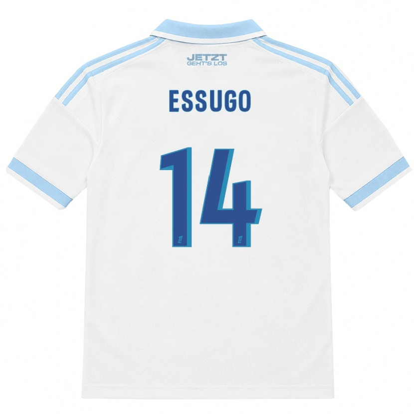 Danxen Herren Dário Essugo #14 Hellblau Weiß Rot Auswärtstrikot Trikot 2026/27 T-Shirt Schweiz