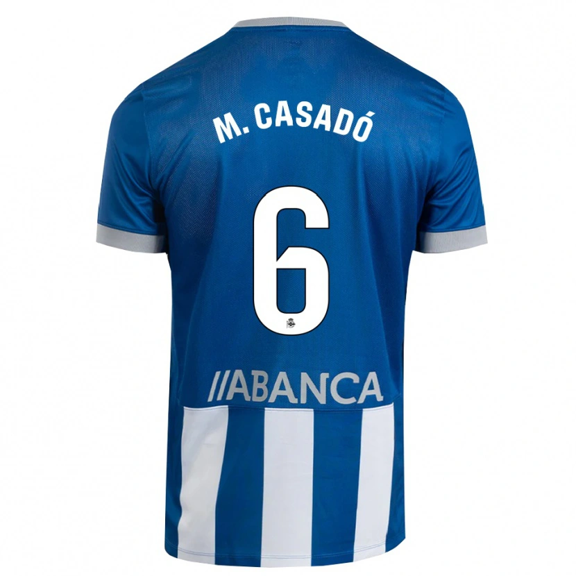 Danxen Herren Marc Casadó #6 Blau Grau Weiß Heimtrikot Trikot 2026/27 T-Shirt Schweiz