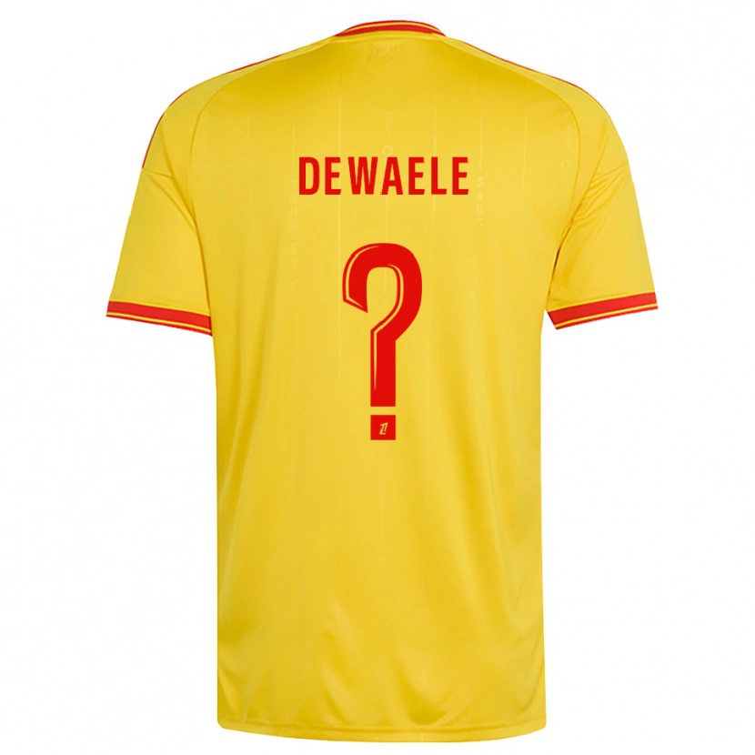 Danxen Herren Florian Dewaele #0 Gold Orange Rot Heimtrikot Trikot 2026/27 T-Shirt Schweiz