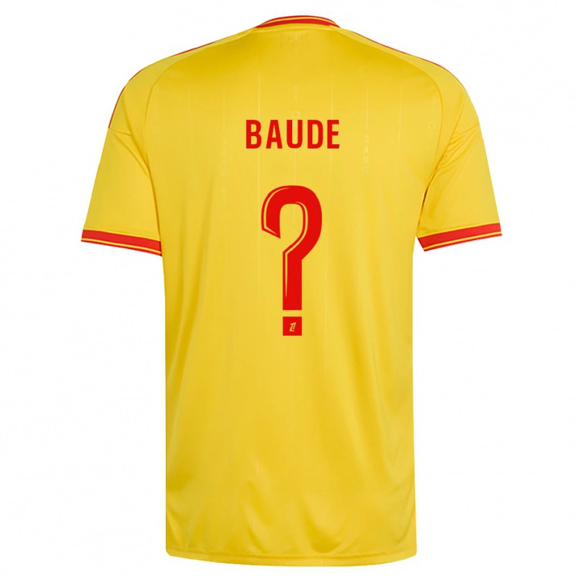 Danxen Herren Léo Baudé #0 Gold Orange Rot Heimtrikot Trikot 2026/27 T-Shirt Schweiz