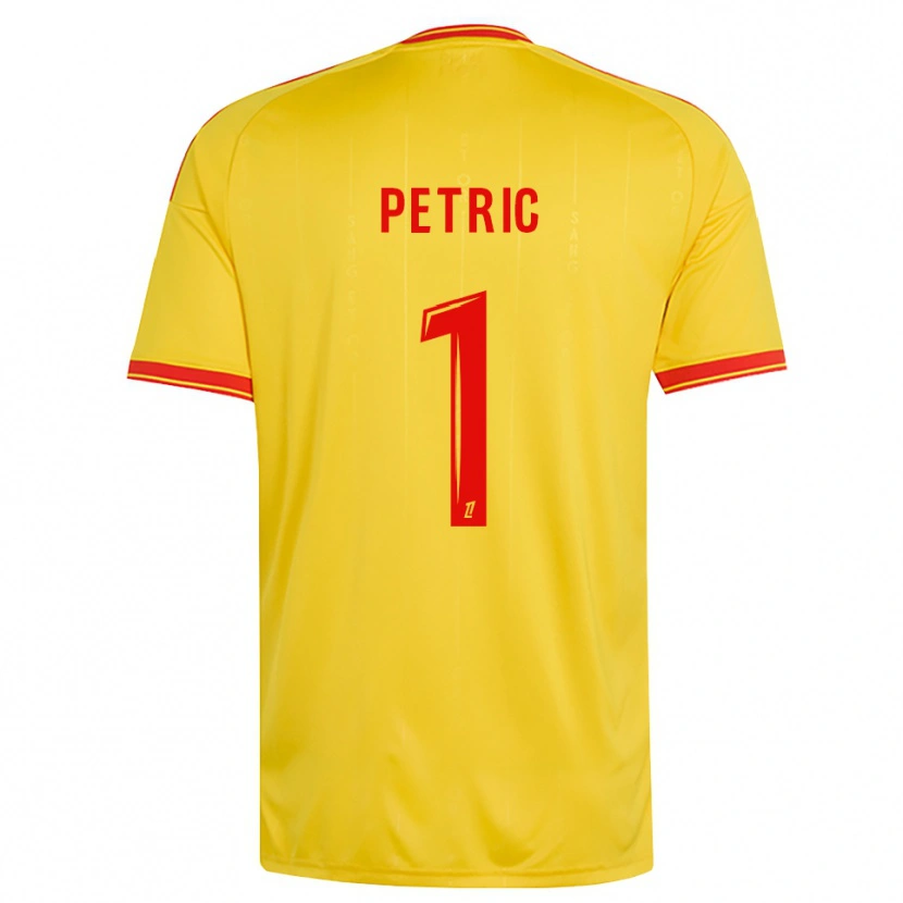 Danxen Herren Denis Petric #1 Gold Orange Rot Heimtrikot Trikot 2026/27 T-Shirt Schweiz