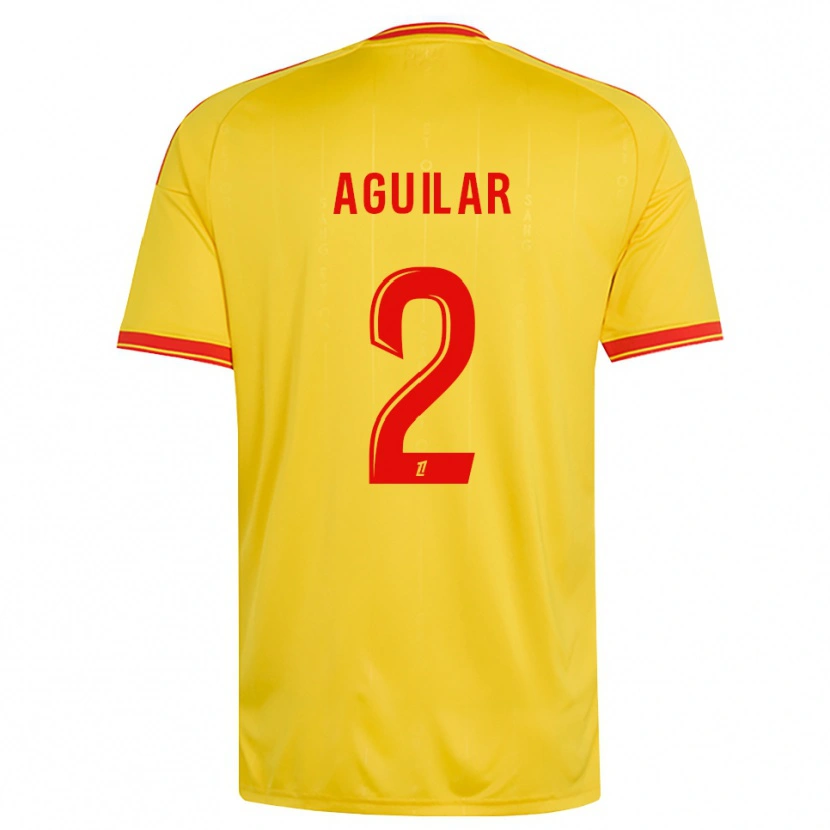 Danxen Herren Ruben Aguilar #2 Gold Orange Rot Heimtrikot Trikot 2026/27 T-Shirt Schweiz