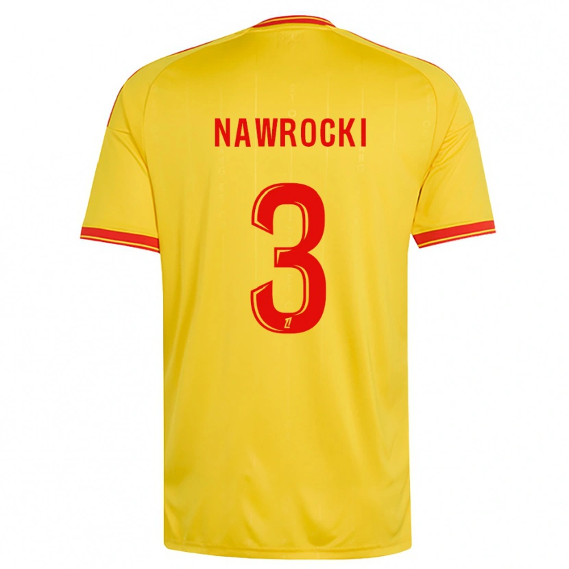 Danxen Herren Maik Nawrocki #3 Gold Orange Rot Heimtrikot Trikot 2026/27 T-Shirt Schweiz