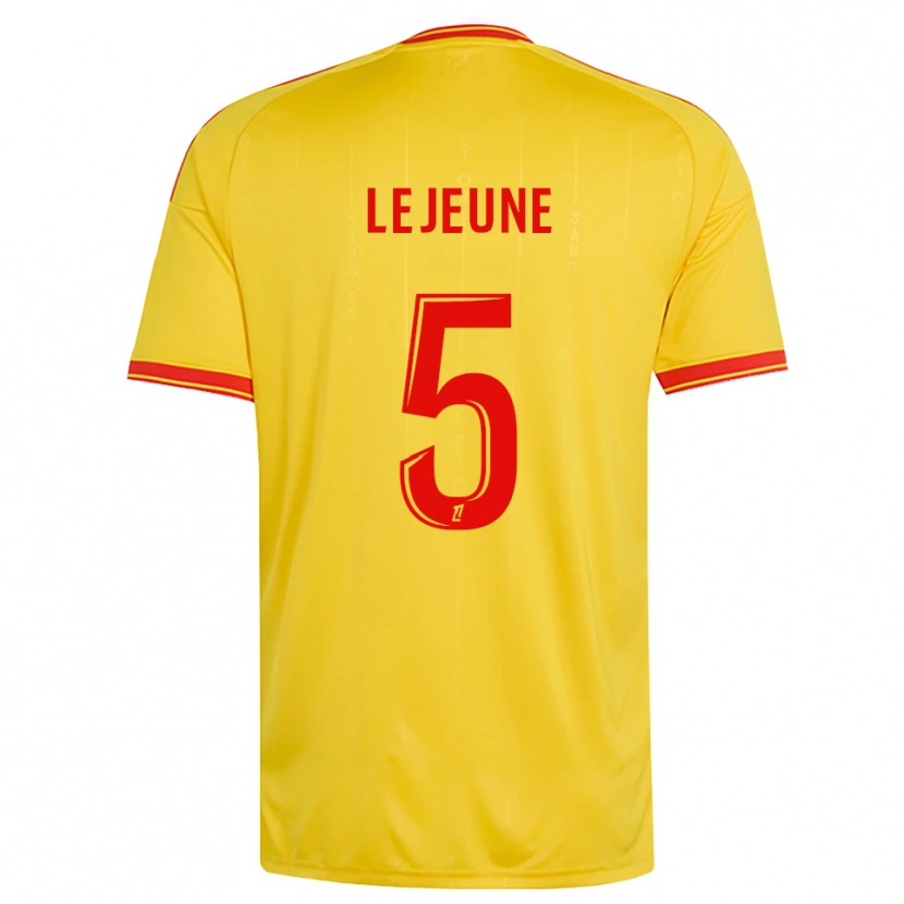 Danxen Herren Romane Lejeune #5 Gold Orange Rot Heimtrikot Trikot 2026/27 T-Shirt Schweiz