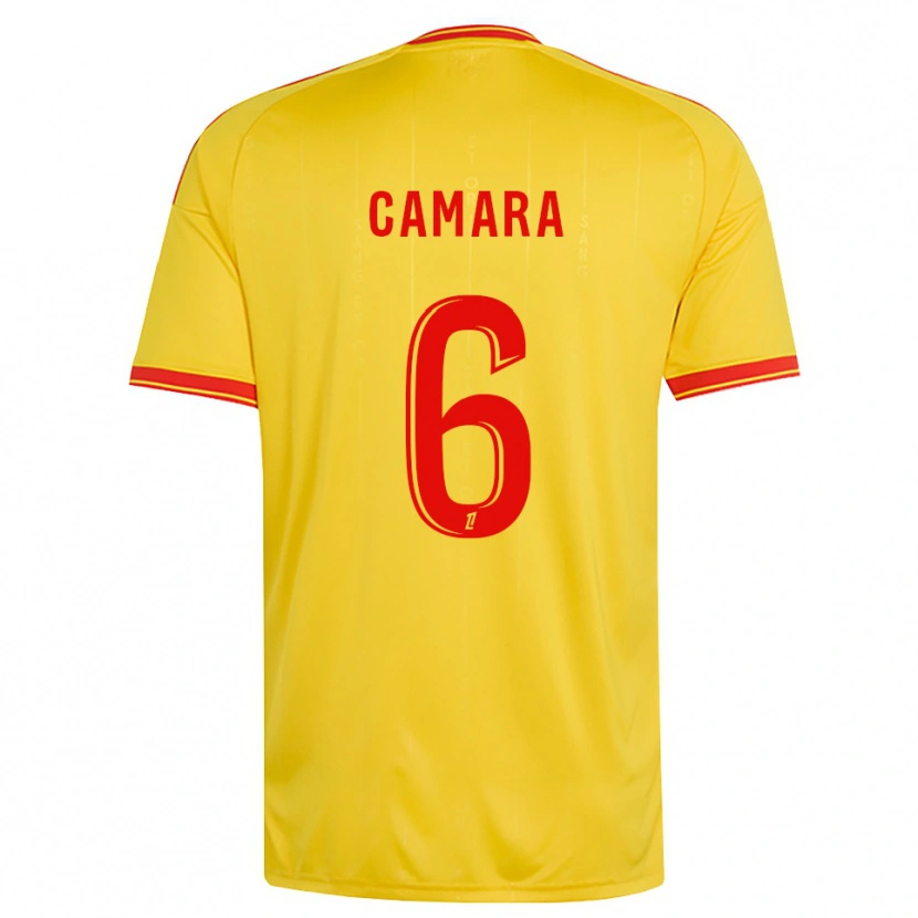 Danxen Herren Mamadou Camara #6 Gold Orange Rot Heimtrikot Trikot 2026/27 T-Shirt Schweiz