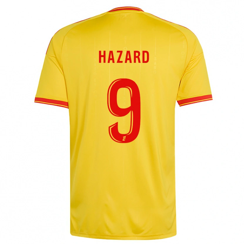 Danxen Herren Thorgan Hazard #9 Gold Orange Rot Heimtrikot Trikot 2026/27 T-Shirt Schweiz