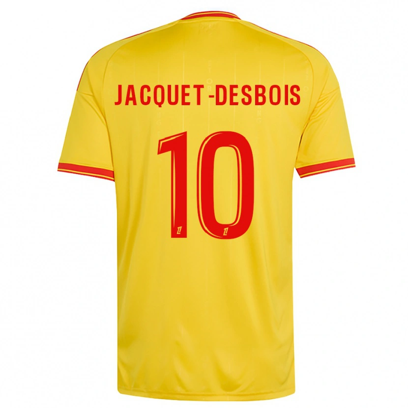 Danxen Herren Tairik Jacquet-Desbois #10 Gold Orange Rot Heimtrikot Trikot 2026/27 T-Shirt Schweiz