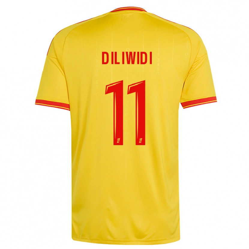 Danxen Herren Kembo Diliwidi #11 Gold Orange Rot Heimtrikot Trikot 2026/27 T-Shirt Schweiz