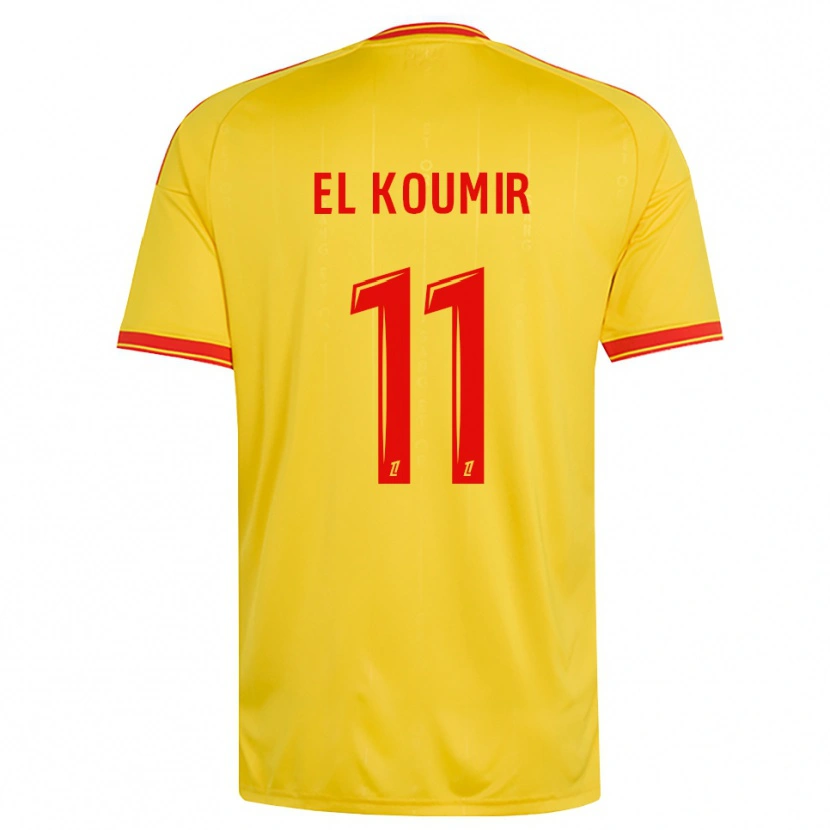 Danxen Herren Kaîna El Koumir #11 Gold Orange Rot Heimtrikot Trikot 2026/27 T-Shirt Schweiz