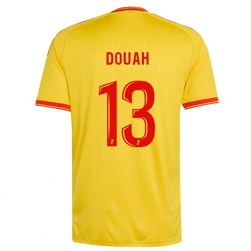 Danxen Herren Chemssedine Douah #13 Gold Orange Rot Heimtrikot Trikot 2026/27 T-Shirt Schweiz