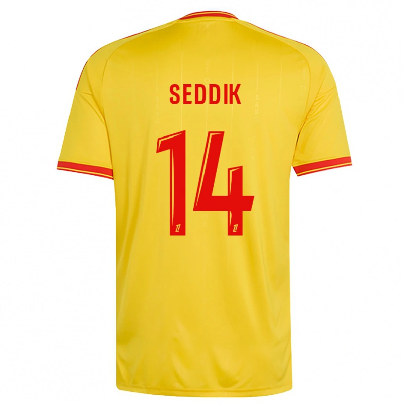 Danxen Herren Mohamed Seddik #14 Gold Orange Rot Heimtrikot Trikot 2026/27 T-Shirt Schweiz