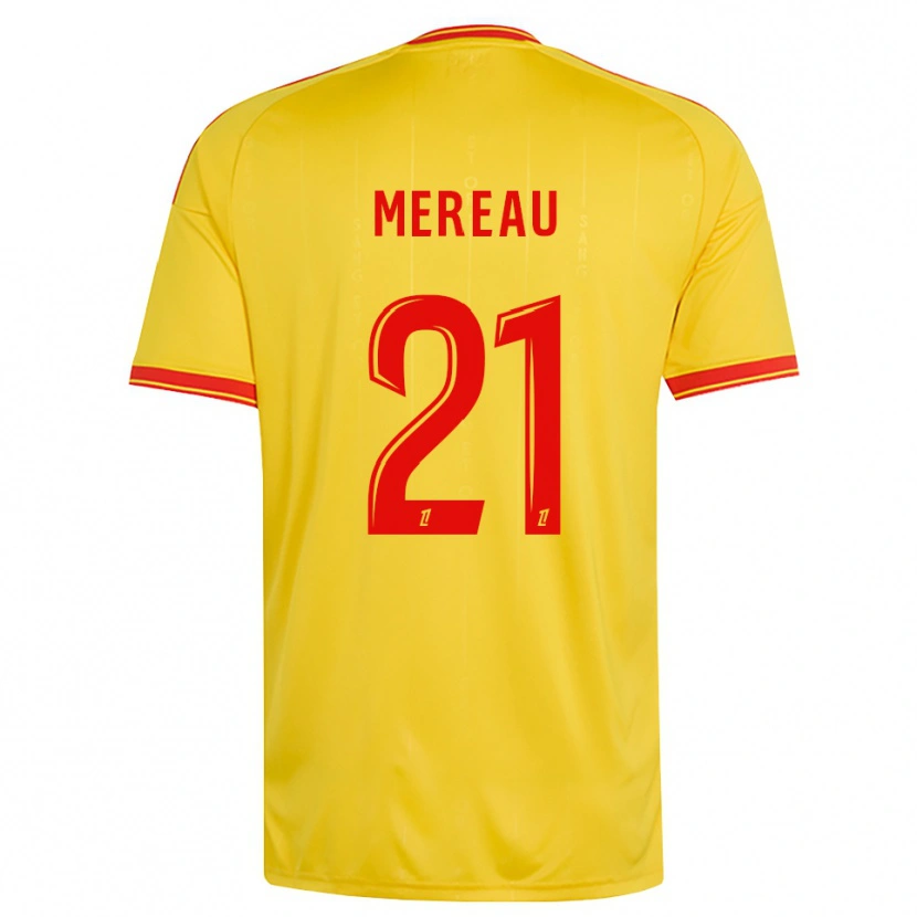 Danxen Herren Alizée Mereau #21 Gold Orange Rot Heimtrikot Trikot 2026/27 T-Shirt Schweiz