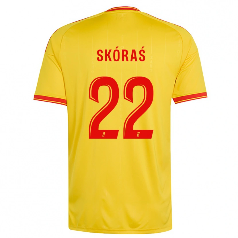 Danxen Herren Michal Skoras #22 Gold Orange Rot Heimtrikot Trikot 2026/27 T-Shirt Schweiz