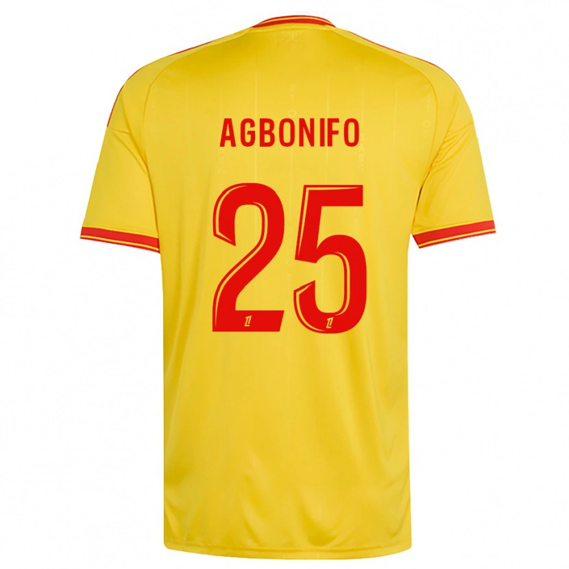 Danxen Herren Jeremy Agbonifo #25 Gold Orange Rot Heimtrikot Trikot 2026/27 T-Shirt Schweiz