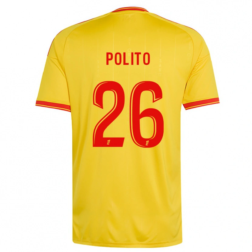 Danxen Herren Carla Polito #26 Gold Orange Rot Heimtrikot Trikot 2026/27 T-Shirt Schweiz
