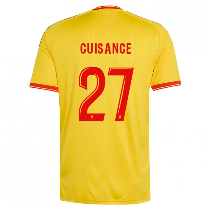 Danxen Herren Michaël Cuisance #27 Gold Orange Rot Heimtrikot Trikot 2026/27 T-Shirt Schweiz