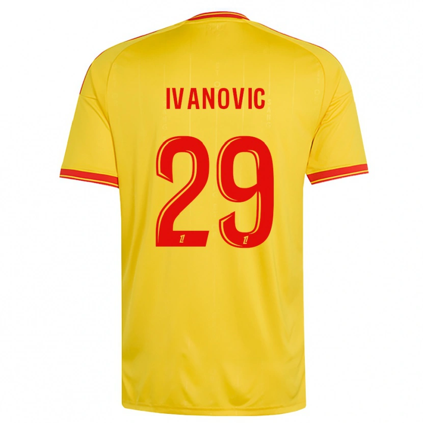 Danxen Herren Franjo Ivanović #29 Gold Orange Rot Heimtrikot Trikot 2026/27 T-Shirt Schweiz