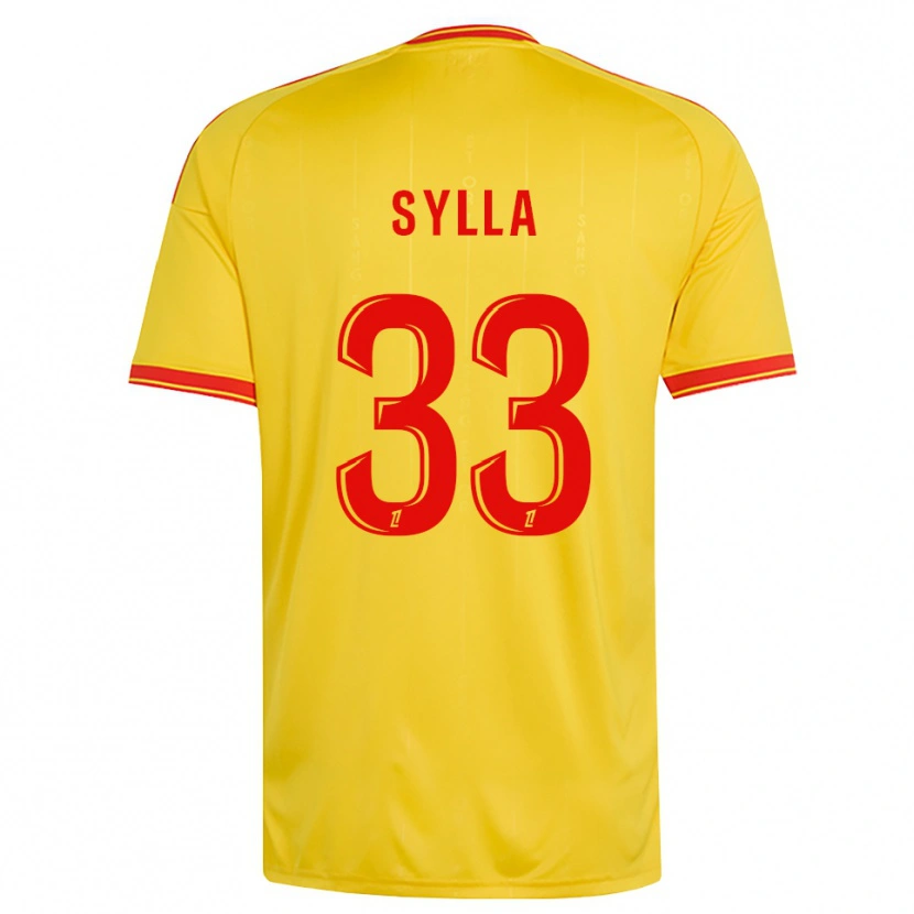 Danxen Herren Fodé Sylla #33 Gold Orange Rot Heimtrikot Trikot 2026/27 T-Shirt Schweiz