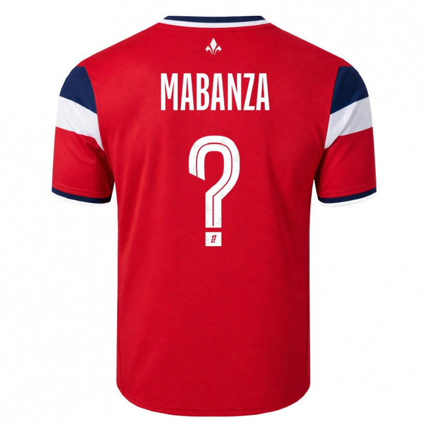 Danxen Herren Carmel Mabanza #0 Rot Weiß Königsblau Heimtrikot Trikot 2026/27 T-Shirt Schweiz