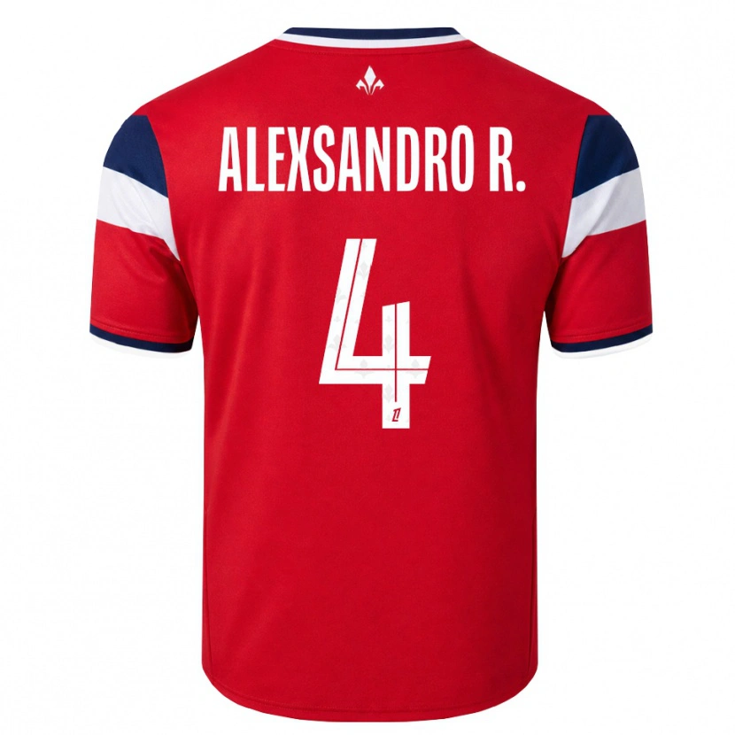 Danxen Herren Alexsandro Victor De Souza Ribeiro #4 Rot Weiß Königsblau Heimtrikot Trikot 2026/27 T-Shirt Schweiz