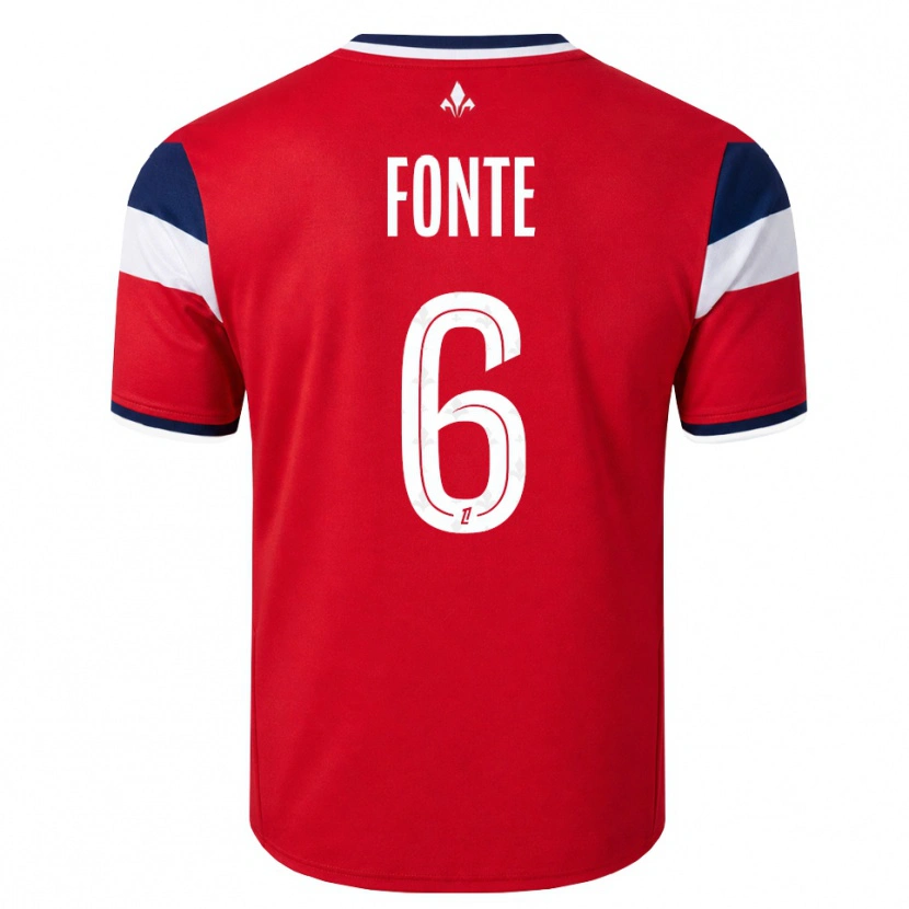 Danxen Herren Jose Fonte #6 Rot Weiß Königsblau Heimtrikot Trikot 2026/27 T-Shirt Schweiz