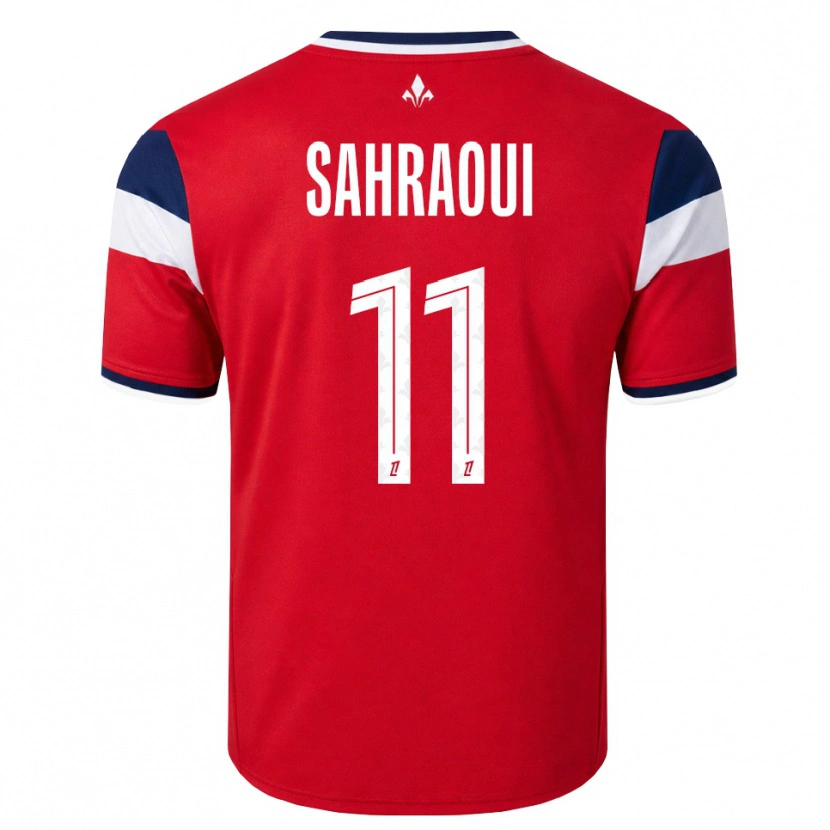 Danxen Herren Osame Sahraoui #11 Rot Weiß Königsblau Heimtrikot Trikot 2026/27 T-Shirt Schweiz