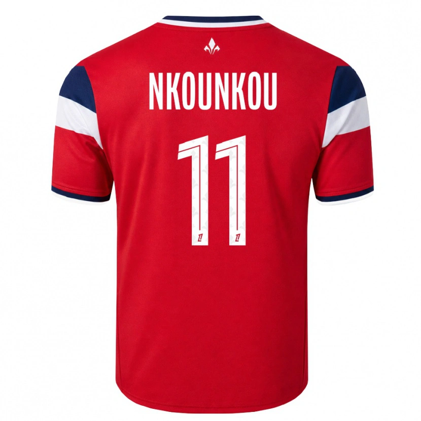 Danxen Herren Evrack Nkounkou #11 Rot Weiß Königsblau Heimtrikot Trikot 2026/27 T-Shirt Schweiz