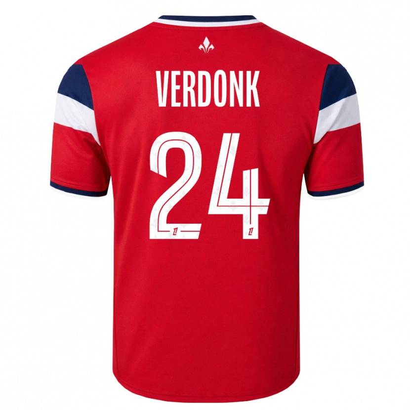 Danxen Herren Calvin Verdonk #24 Rot Weiß Königsblau Heimtrikot Trikot 2026/27 T-Shirt Schweiz