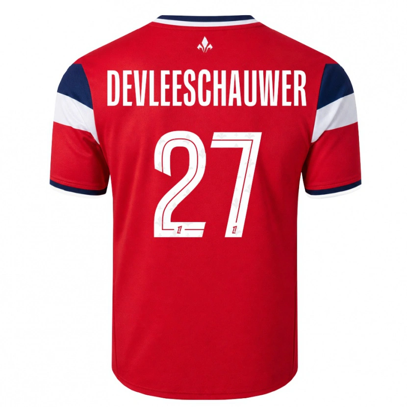 Danxen Herren Gwenaëlle Devleeschauwer #27 Rot Weiß Königsblau Heimtrikot Trikot 2026/27 T-Shirt Schweiz