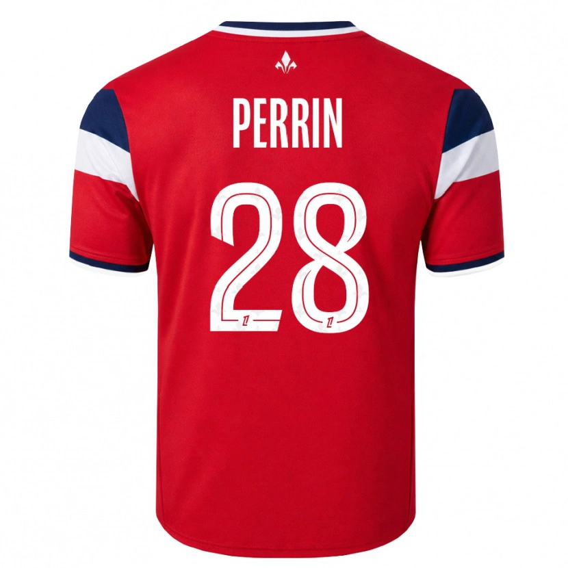 Danxen Herren Gaëtan Perrin #28 Rot Weiß Königsblau Heimtrikot Trikot 2026/27 T-Shirt Schweiz
