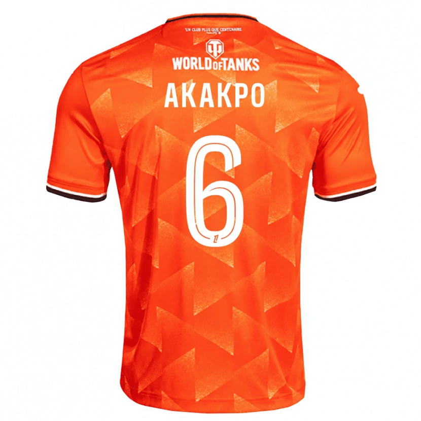 Danxen Herren Izak Akakpo #6 Orange Weiß Schwarz Heimtrikot Trikot 2026/27 T-Shirt Schweiz