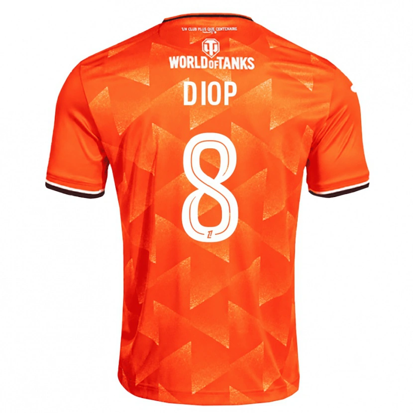 Danxen Herren Samba Diop #8 Orange Weiß Schwarz Heimtrikot Trikot 2026/27 T-Shirt Schweiz