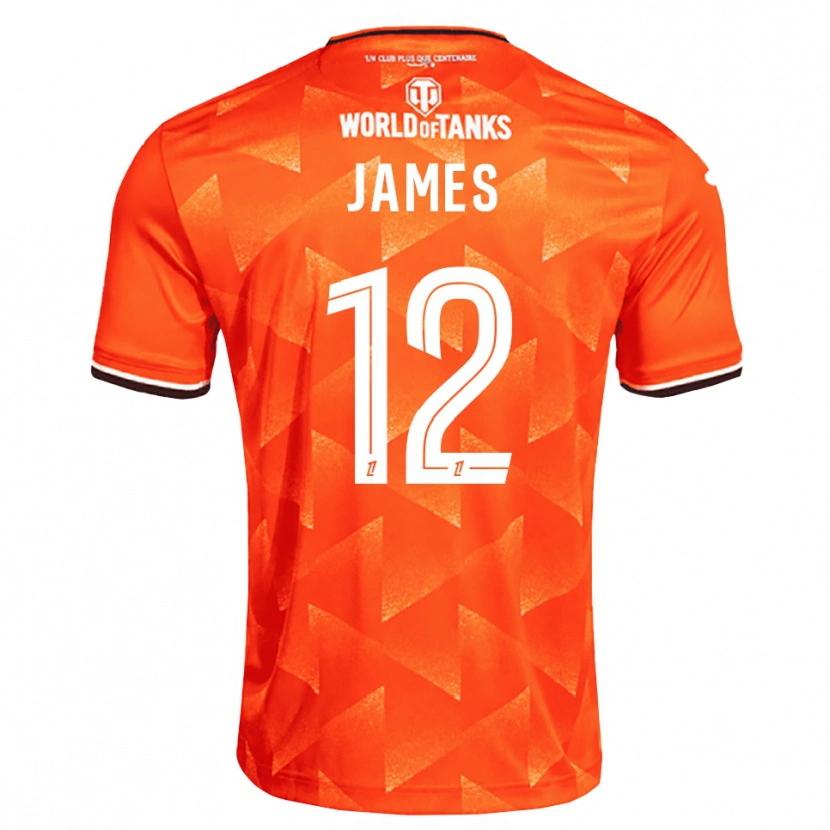 Danxen Herren Isaac James #12 Orange Weiß Schwarz Heimtrikot Trikot 2026/27 T-Shirt Schweiz