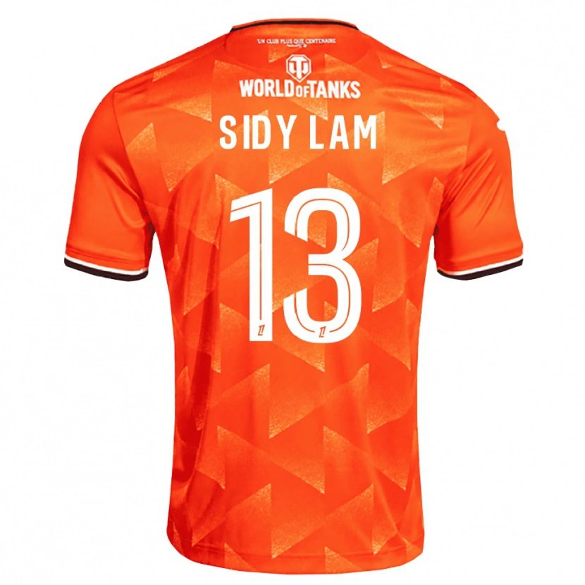 Danxen Herren Tapsirou Sidy Lam #13 Orange Weiß Schwarz Heimtrikot Trikot 2026/27 T-Shirt Schweiz