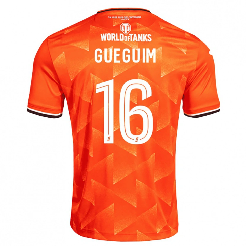 Danxen Herren Guirone Gueguim #16 Orange Weiß Schwarz Heimtrikot Trikot 2026/27 T-Shirt Schweiz