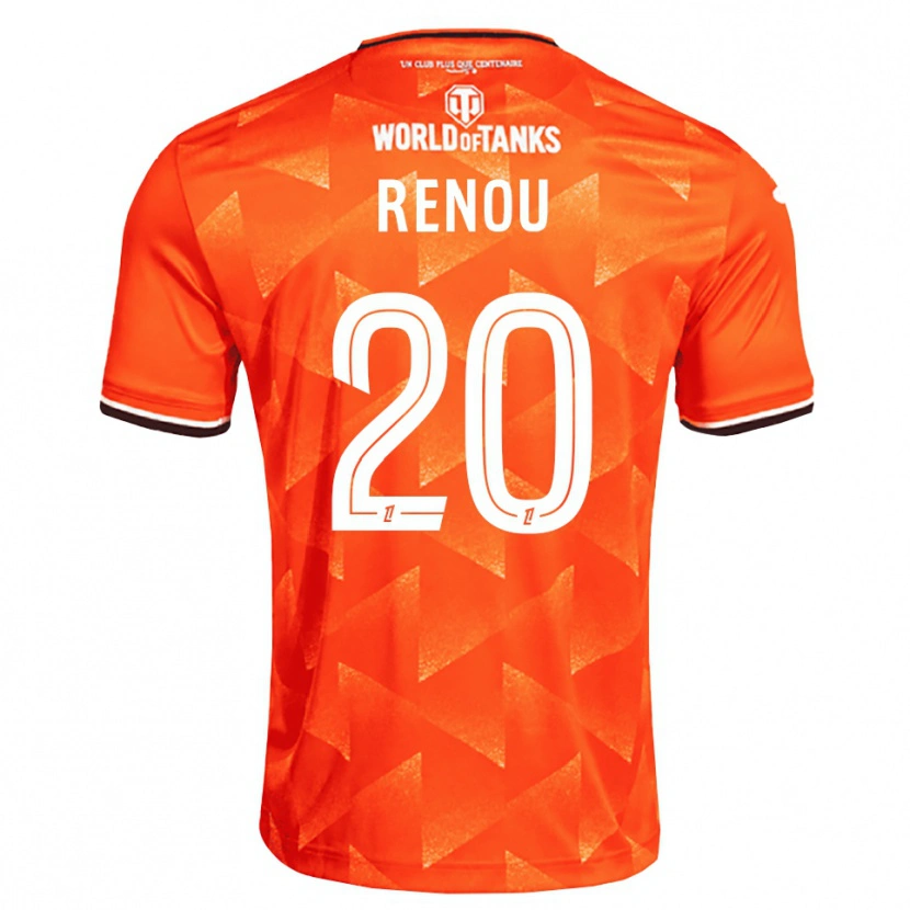 Danxen Herren Camille Renou #20 Orange Weiß Schwarz Heimtrikot Trikot 2026/27 T-Shirt Schweiz