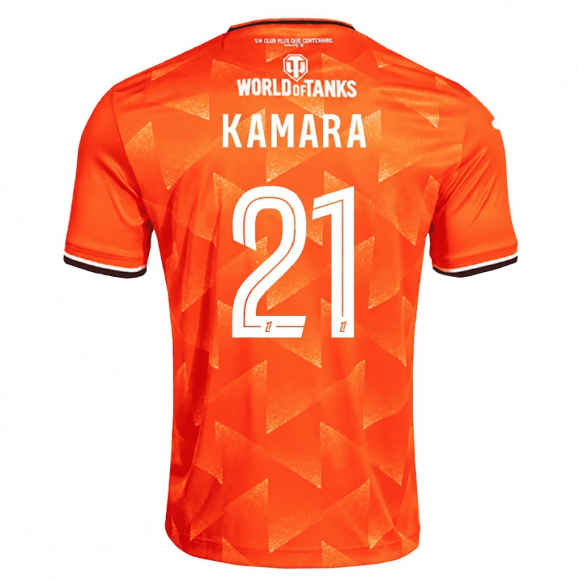 Danxen Herren Bingourou Kamara #21 Orange Weiß Schwarz Heimtrikot Trikot 2026/27 T-Shirt Schweiz