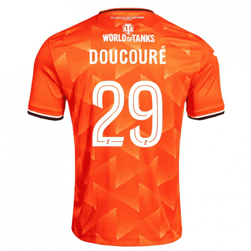 Danxen Herren Siriné Doucouré #29 Orange Weiß Schwarz Heimtrikot Trikot 2026/27 T-Shirt Schweiz