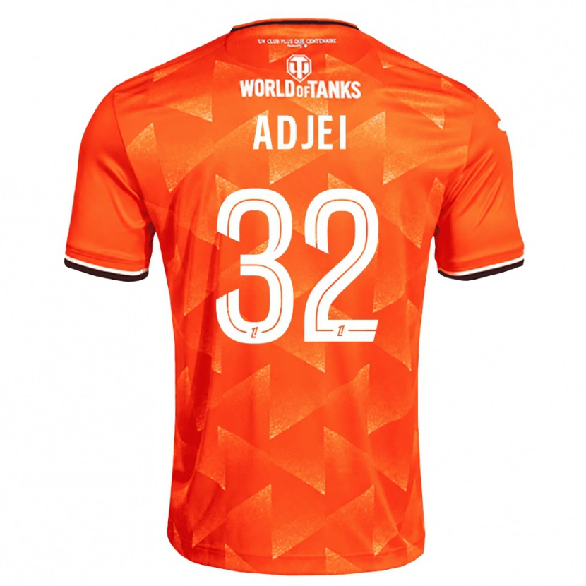 Danxen Herren Nathaniel Adjei #32 Orange Weiß Schwarz Heimtrikot Trikot 2026/27 T-Shirt Schweiz