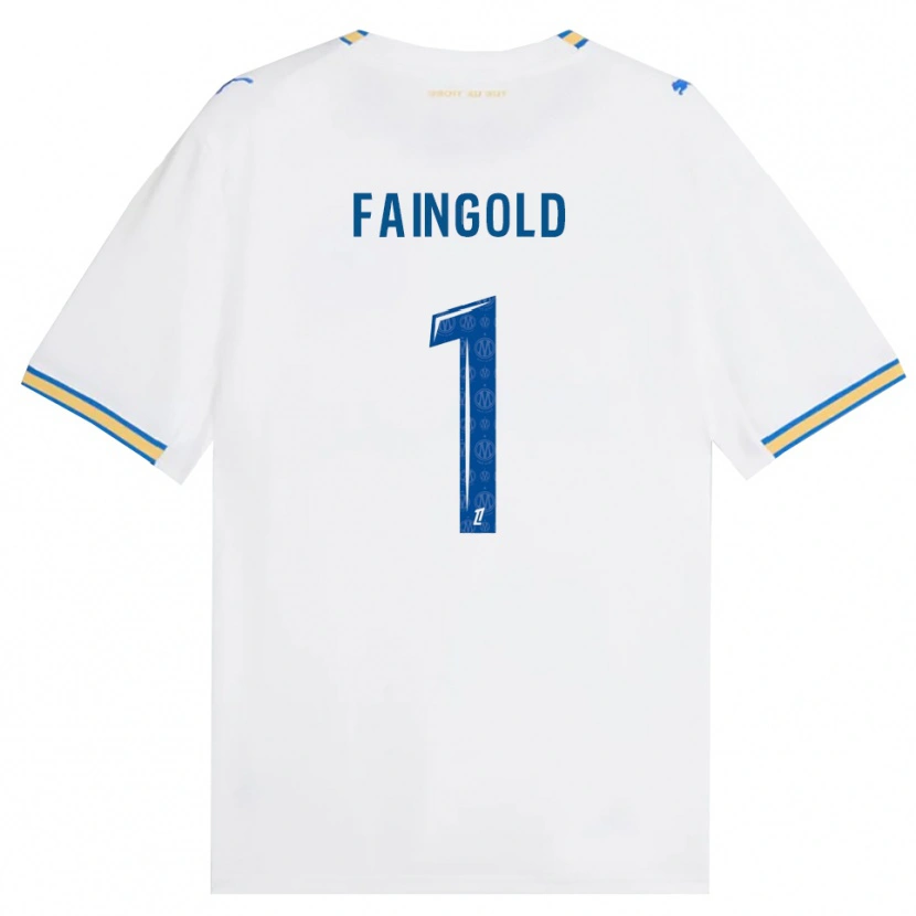 Danxen Herren Abbie Faingold #1 Dodgerblau Weiß Heimtrikot Trikot 2026/27 T-Shirt Schweiz
