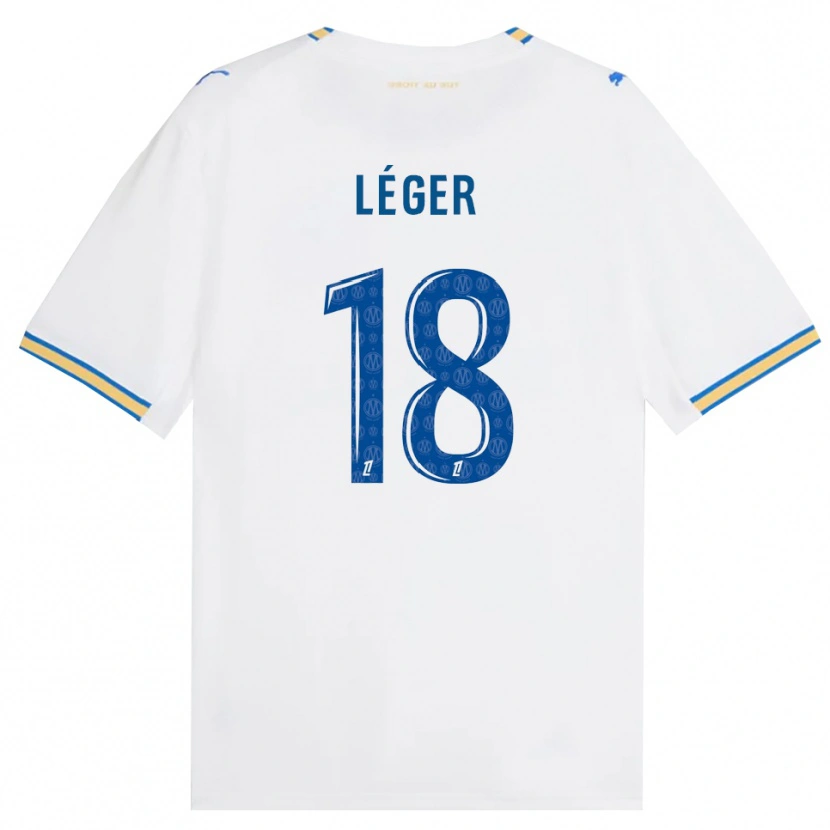Danxen Herren Marie-Charlotte Léger #18 Dodgerblau Weiß Heimtrikot Trikot 2026/27 T-Shirt Schweiz