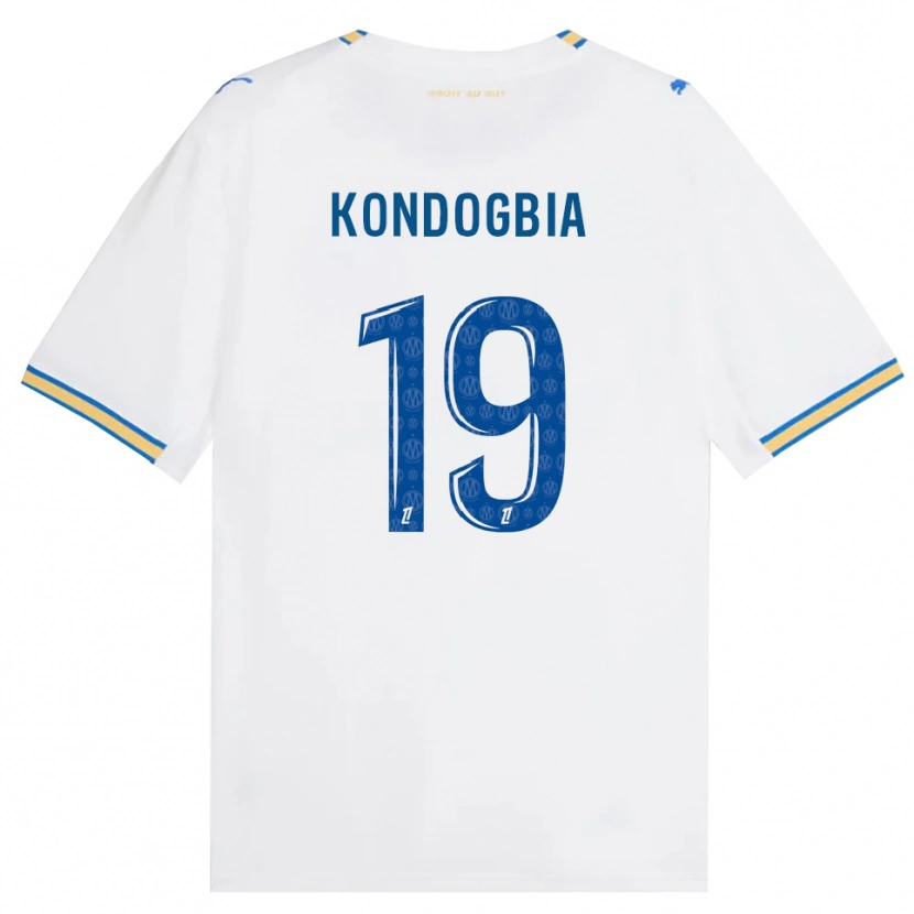 Danxen Herren Geoffrey Kondogbia #19 Dodgerblau Weiß Heimtrikot Trikot 2026/27 T-Shirt Schweiz