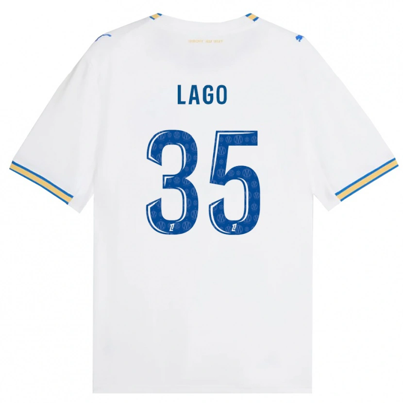 Danxen Herren Ange Lago #35 Dodgerblau Weiß Heimtrikot Trikot 2026/27 T-Shirt Schweiz