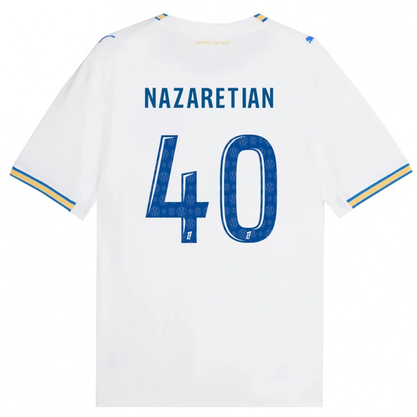Danxen Herren Manuel Nazaretian #40 Dodgerblau Weiß Heimtrikot Trikot 2026/27 T-Shirt Schweiz