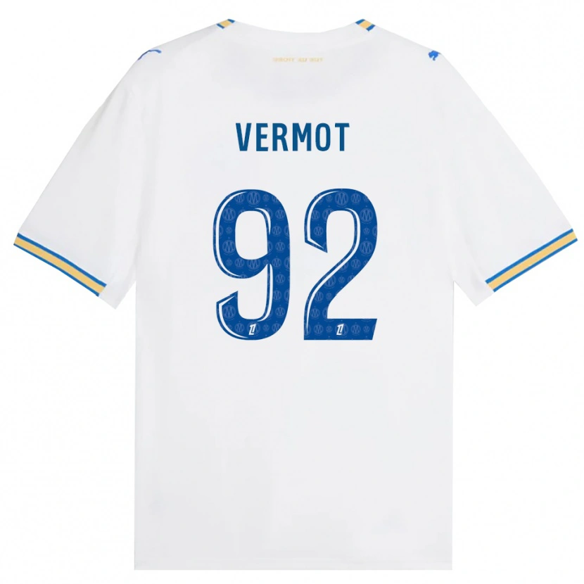 Danxen Herren Théo Vermot #92 Dodgerblau Weiß Heimtrikot Trikot 2026/27 T-Shirt Schweiz